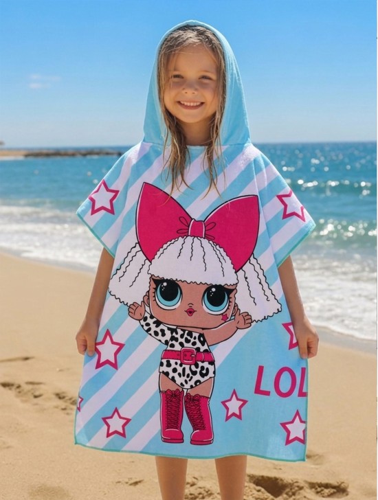 Kids DIva Patterned Hoodie Towel Kids DIva Patterned Hoodie Towel